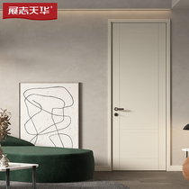 Exhibition Spirit Tianhua Wood Door Paint Baking Lacquered Door Balcony Door Bedroom Door Suit Door Room Door Kitchen Single Door DM-001
