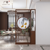 Chinese style screen cabinet Xuanguan partition shielded living room bedroom modern briefing room Solid Wood Fence Screen Shelve