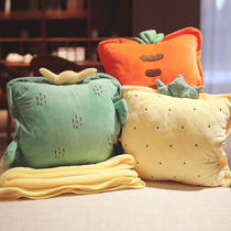 Office Holding Pillow Quilt Double Use Nap Pillow Blanket Three-in-one Groveling Theorator Car Leaning Pillow Can Meddle Students