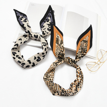 BAO WEN Diamond chic small silk scarf South Korea East warm temperament hundred small scarf Spring and Autumn Winter new scarf women