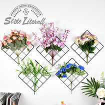Wall decoration plant simulation flower clothing shop cafe restaurant creative wall hanging on closed hanging