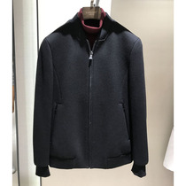 Value-added 2021 brand counter wool mens business casual zipper autumn and winter woolen jacket jacket 4600x