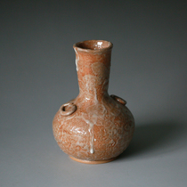 Japanese flower Road tool Chai burning red music double line long neck flower into