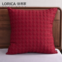 Louis bedside pillow on the back bedroom red tatami cushion contains a core living room sofa large pillow