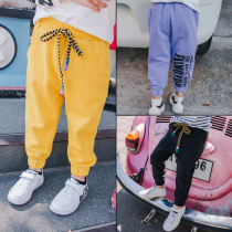 Childrens casual pants Spring and Autumn boys Western style leggings Big childrens cotton pants casual pants childrens clothing