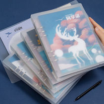   Classmates record female students Korean version of online red graduation register of primary and middle school students classmates record ins loose-leaf Benome