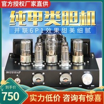 5 0 Bluetooth hifi fever 6p1 Class A single-ended parallel pure bile machine manual shed retro tube power amplifier