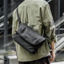 New Tide brand shoulder bag mens large capacity shoulder bag fashion trend messenger bag casual simple backpack small satchel