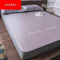 High-end summer ice wire cool bed three pieces 1 8m bed cover type 1 5 m water washable air conditioning soft seat 3
