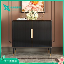 American light luxury entrance cabinet size apartment type Dining side cabinet Wine cabinet Bedroom wall storage locker Shoe cabinet can be customized