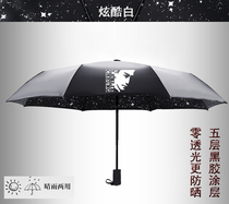 Leslie Cheung Brother Souvenir Rongfan Surrounding Umbrella parasol Parachute Star Umbrella Folding Umbrella Sunshade Black Umbrella