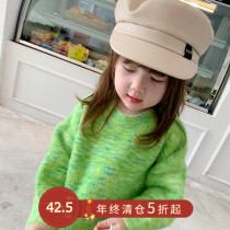 Childrens clothing 2020 new baby thick Autumn Sweater girls autumn and winter pullover sweater childrens winter sweater