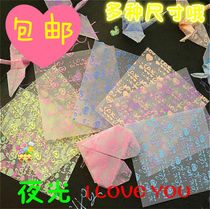 Luminous thousand paper crane handmade paper square student material Flower paper-cut folding heart paper stationery color creative gift