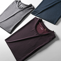 Foreign trade export tail single short sleeve T-shirt male slim stripe trend original single cut summer Tide brand body shirt shirt top