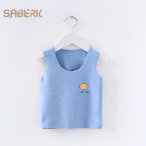 Small Shells Baby Boy Clothing Warm Vest Spring Autumn Winter Clothes New Male Baby Waistcoat Girl Hit Bottom Blouse