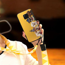 Huawei mate30pro mobile phone case mate30 personality mate20 creative mate20pro cartoon pendant protective cover mate20x Fashion Net red women full