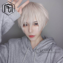 House uprising gold sand daily Prince Golden Fluffy female puppet male lolita gay hair bad DK short straight hair wig