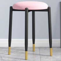 Dining chair household makeup chair simple modern light luxury minimalist furniture small apartment backless creative cafe ins