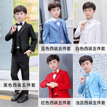 Childrens suits British style suits handsome middle and big childrens dresses boys small suits boys host formal costumes