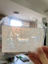 Shanghai Jiadi hand for Christmas tree reindeer snowflake ice column die mirror silicone molds