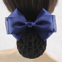Career floral headdress Nurse floral headdress Bow Korean hairhairclip net bag hair net set pan hair jewelry lady adult