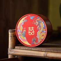 2021 Chinese style wedding candy box free folding iron box creative wedding table can put smoke empty box