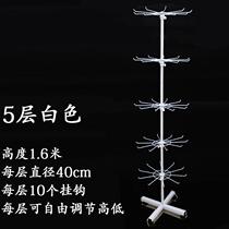 New out warehouse adhesive hook front desk simple area corner snack display stand portable countertop socks cash register small goods