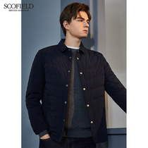 SCOFIELD winter business fashion lapel white duck down menS down jacket jacket short SMJDA4T008