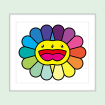 Trend art]Takashi MurakamiDouble-faced yellow sun flowerglobal limited edition of 100 screen prints