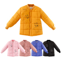 Children liner cotton-padded jacket inner wear zhong da tong winter coats thick warm xiao ao boys and girls Cotton