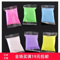 Micro-landscape sand and gravel Colored sand Small stones succulents with stones Blue sand white sand