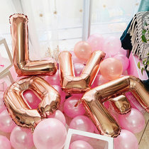 LOVE letter aluminum balloon balloon wedding wedding house new house decoration proposal confession decoration balloon supplies