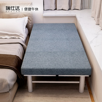 Rui Shida folding bed household bed sheet individual coconut palm heightened and thickened lunch break nap bed escort bed hotel extra bed