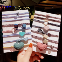 Korean head rope small holster cute Ins Net red boyfriend cute girl tie hair female Japanese hair rope durable