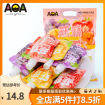 AOA konjac sucking jelly can suck juice bar childrens small bag whole box snack Taiwan Japanese grape flavor