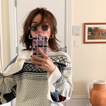 INNOSENS punk earrings 2019 new fashion women cool handsome summer personality exquisite stud earrings retro port wind earrings