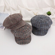 Autumn Winter Duck Tongue Cap Woman Han Edition Inlen Regug Corner Hat Lady Spring Casual Painter Hat Berehat Children