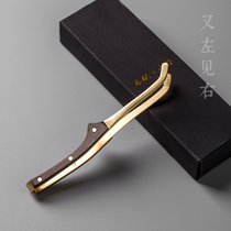 Copper Wood Tea Clip Utive Tea Furniture Accessories Tea Clip Tea Tweezers Tea Cups Tea Cup Clips Tea Duct Zero Fit