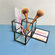  European-style business office simple multi-function pen holder Student stationery storage Nordic cosmetics female ins brush tube