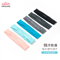 19 Spring and summer new fashion sports hair belt guide sweat hair Yoga Fitness running supplies HDB002