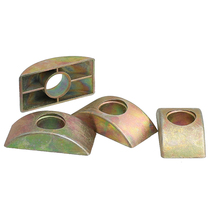 Half moon pad semi-circular pad half moon nut big class connector four-in-one alloy moon pad M8(5)