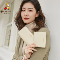 Scarecrow wallet female 2020 new leather Korean cute short wallet portable card bag integrated change bag