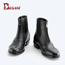 Cowhide riding boots Equestrian riding boots Equestrian boots Obstacle boots breathable Mens and womens childrens riding boots Equestrian boots breathable