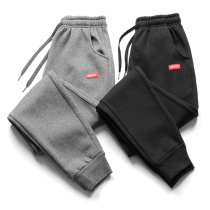 Childrens sports pants boys 2021 new spring and summer large childrens clothing thin section girls pure cotton casual pants