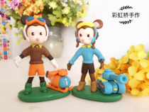 After 80 nostalgic soft pottery dolls Shuke beta doll ornaments car decoration hand-made genuine spot birthday gift