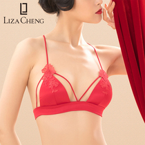 Liza ChengFOREVER thin triangle cup bra New Year red underwear LB0974