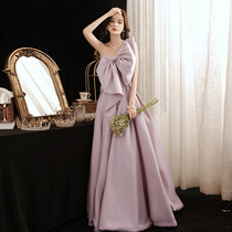 Evening Gown Woman High-end Banquet Temperament Sound of Music Host Noble Annual Meeting Long Skirt Design Sensation