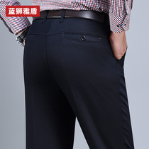 Dad pants autumn thick suit pants middle-aged men casual pants loose middle-aged and elderly mens pants spring and autumn trousers