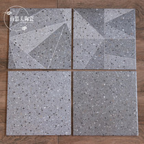 Nordic small grain water grinding stone 300x300 grey imitation ancient brick balcony anti-slip floor tile toilet kitchen tile