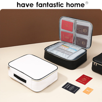 Good thing has certificate storage package data card package Family certificate file protection cover account book passport finishing bag